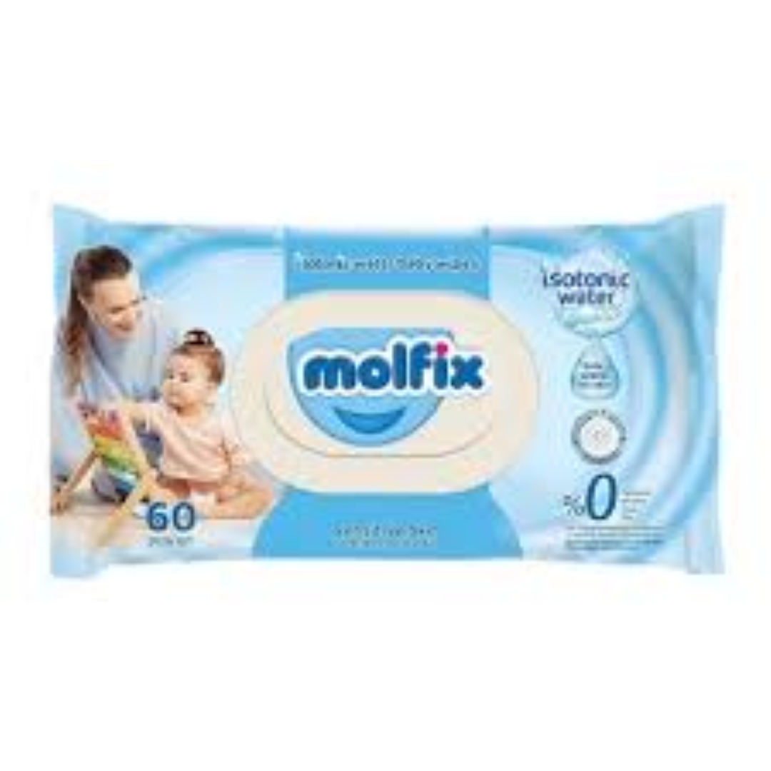 MOLFIX BABY WIPES 60PCS SENSITIVE SKIN 